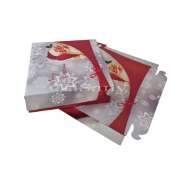 Кутия за торта Коледна 15 парчета - 25 бр.