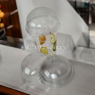 Капак ф 95  PET  DOM с отвор /100бр./-16ст/каш.