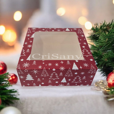 Кутия КОЛЕДА 26/26/10 с прозорец 014422 /20бр./