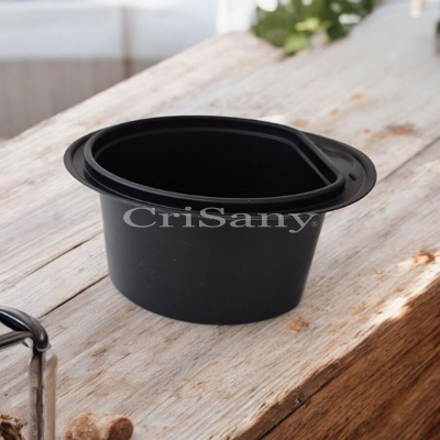 Кутия супа кръгла черна 500 мл  /50 бр./