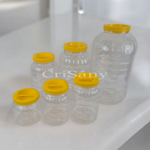 Буркани 3 л. с капачка и дръжка ф100 - 50 бр.