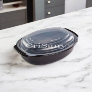 Кутия черна овал МН 750 /50 бр./-1224