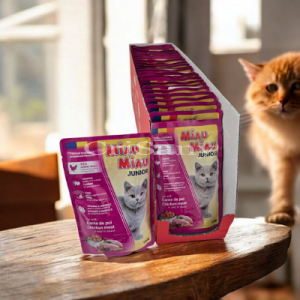 MIAU ПАУЧ за малко коте Пиле 100гр-20бр+4подарък