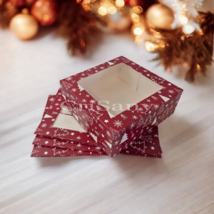 Кутия КОЛЕДА 26/26/10 с прозорец 014422 /20бр./